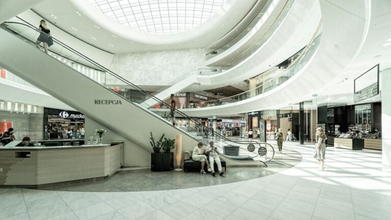 Shopping mall interior