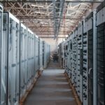Data center server aisle